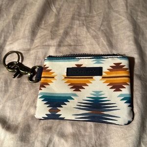 Pendleton Canvas Zip ID Pouch- Canopy pattern